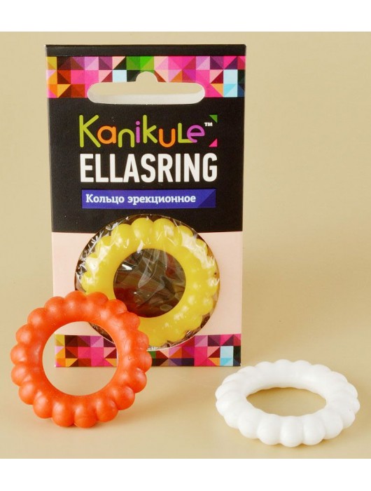 Цветное рельефное эрекционное кольцо Ellasring - Sitabella - в Жуковском купить с доставкой