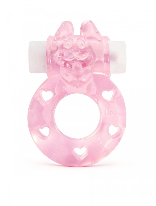 Розовое эрекционное виброкольцо в форме зайчика - 1137 - в Жуковском купить с доставкой