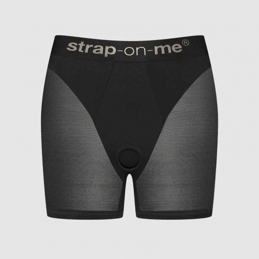 Трусики-шорты для фиксации насадок Strap-on-me Harness Lingerie Halo - size M - Strap-on-me - купить с доставкой в Жуковском