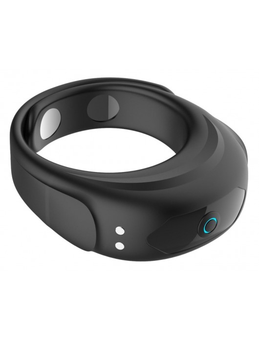 Черное эрекционное виброкольцо на ремешках - Boys of Toys - в Жуковском купить с доставкой