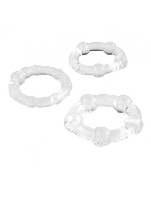 Набор из 3 эрекционных прозрачных колец - Boys of Toys - в Жуковском купить с доставкой