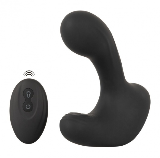 Черная анальная вибропробка с функцией расширения RC Butt Plug with 3 functions - Orion - в Жуковском купить с доставкой