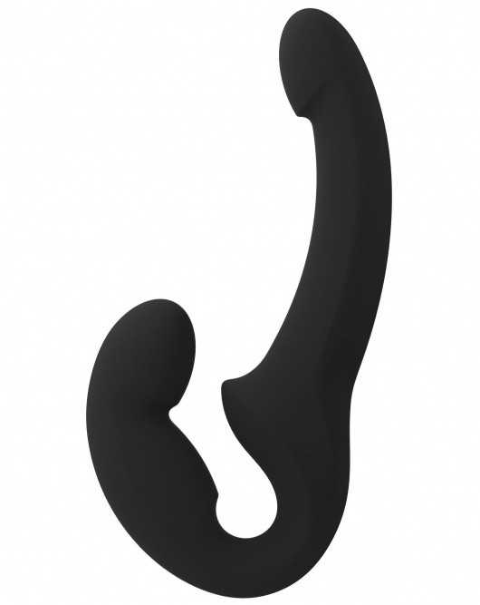 Черный безремневой страпон Share Lite - Fun Factory - купить с доставкой в Жуковском