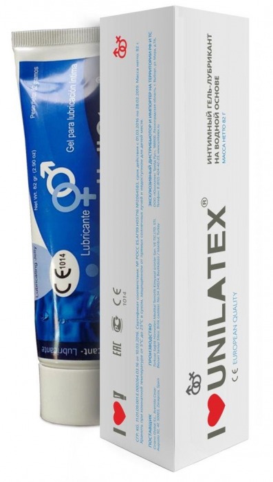 Лубрикант на водной основе Unilatex Gel - 80 мл. - Unilatex - купить с доставкой в Жуковском