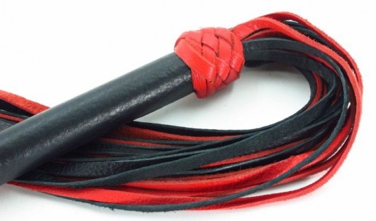 Черно-красная плеть  Турецкие головы  - 57 см. - БДСМ Арсенал - купить с доставкой в Жуковском