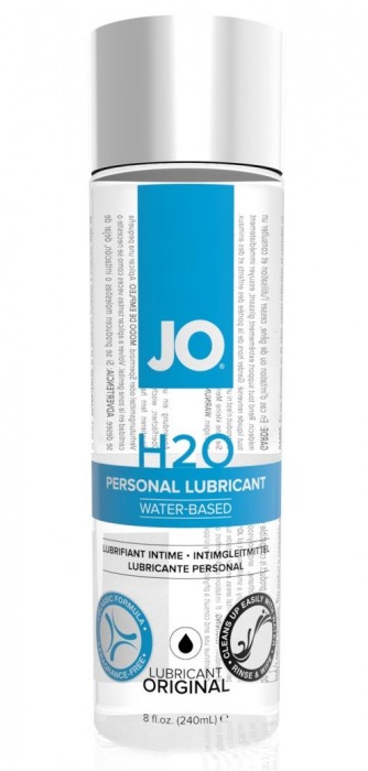 Нейтральный лубрикант на водной основе JO Personal Lubricant H2O - 240 мл. - System JO - купить с доставкой в Жуковском