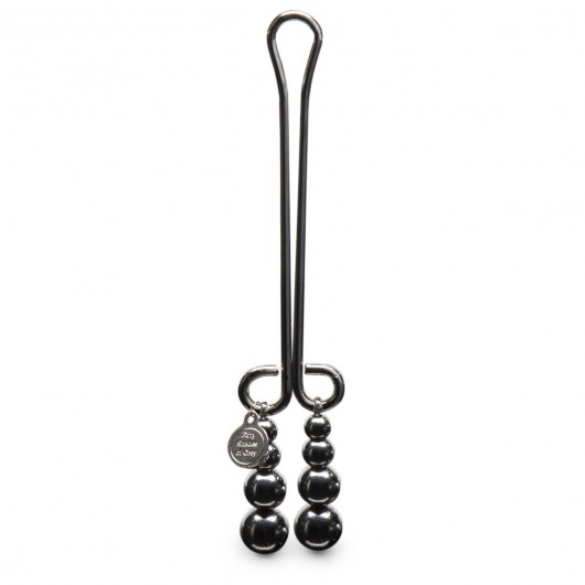 Зажим для клитора с бусинами Just Sensation Beaded Clitoral Clamp - Fifty Shades of Grey - купить с доставкой в Жуковском