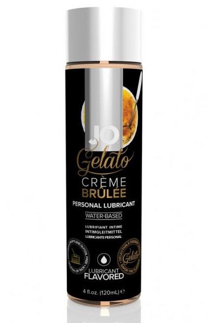 Лубрикант с ароматом крем-брюле JO GELATO CREME BRULEE - 120 мл. - System JO - купить с доставкой в Жуковском