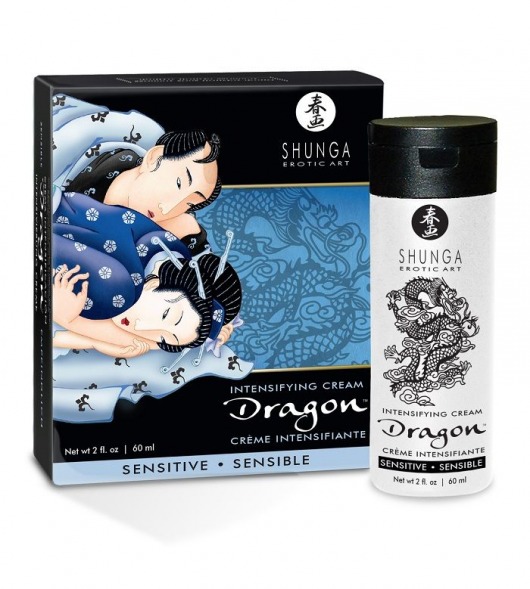 Интимный мужской крем SHUNGA DRAGON SENSITIVE - 60 мл. - Shunga - купить с доставкой в Жуковском