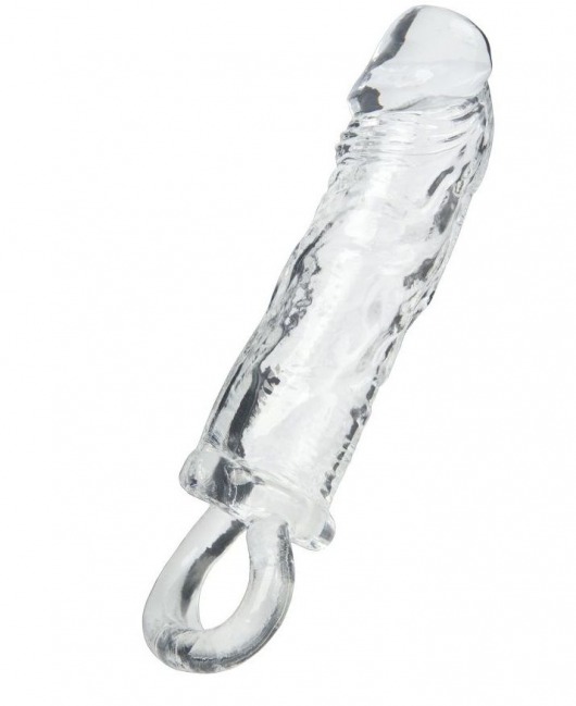 Прозрачная насадка с петлёй для фиксации - 14 см. - ToyFa - в Жуковском купить с доставкой