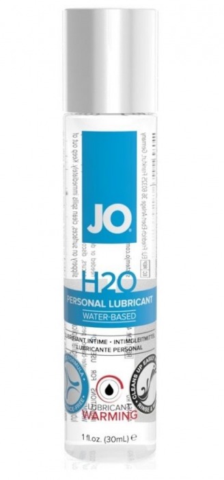 Возбуждающий лубрикант на водной основе JO Personal Lubricant H2O Warming - 30 мл. - System JO - купить с доставкой в Жуковском