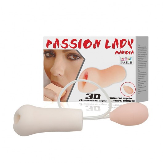 Мастурбатор Passion Lady Marcia с грушей для имитации посасывания - Baile - в Жуковском купить с доставкой