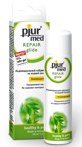 Регенирирующий лубрикант с гиалуроновой кислотой pjur MED Repair glide - 100 мл. - Pjur - купить с доставкой в Жуковском