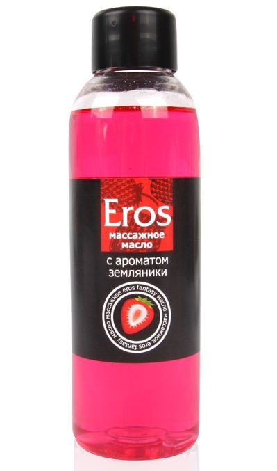 Массажное масло Eros fantasy с ароматом земляники - 75 мл. - Биоритм - купить с доставкой в Жуковском