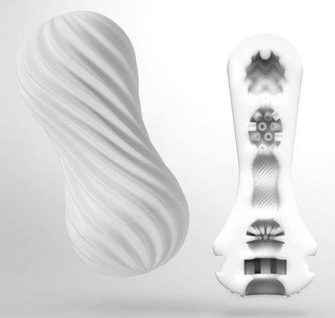 Мастурбатор FLEX Silky White с мягким рельефом - Tenga - в Жуковском купить с доставкой