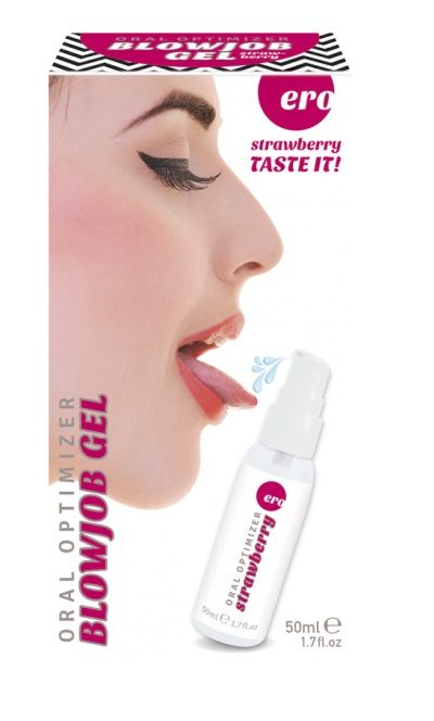 Увлажняющий гель для орального секса с ароматом клубники - 50 мл. - Ero - купить с доставкой в Жуковском