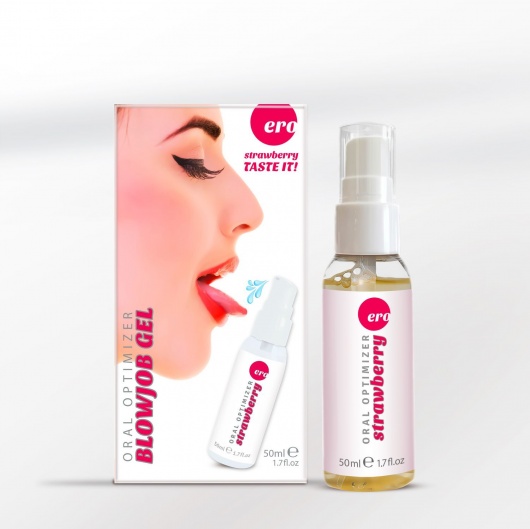 Увлажняющий гель для орального секса с ароматом клубники - 50 мл. - Ero - купить с доставкой в Жуковском