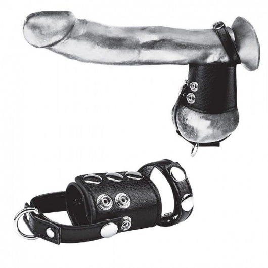 Кольцо на член и мошонку Cock Ring With 2  Ball Stretcher And Optional Weight Ring - BlueLine - в Жуковском купить с доставкой