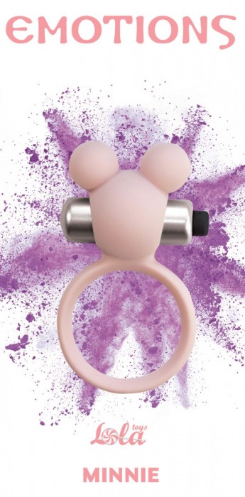 Розовое эрекционное виброколечко Emotions Minnie Light pink - Lola Games - в Жуковском купить с доставкой
