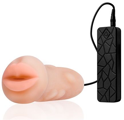 Мастурбатор-ротик с вибрацией REALSTUFF VIBRATING MASTURBATOR MOUTH - Dream Toys - в Жуковском купить с доставкой