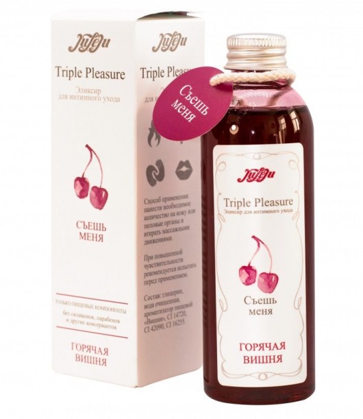 Эликсир Triple Pleasure  Горячая вишня  - 130 гр. - JULEJU - купить с доставкой в Жуковском