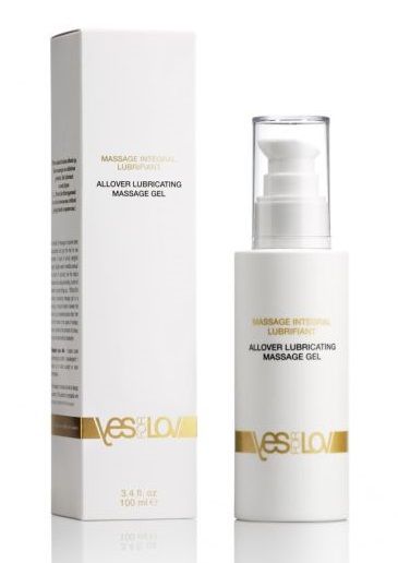 Массажный гель-смазка на силиконовой основе Allover Massage Gel - 100 мл. - YESforLOV - купить с доставкой в Жуковском