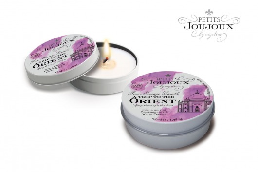 Массажная свеча Petits Joujoux Orient с ароматом граната и белого перца - 33 гр. - MyStim - купить с доставкой в Жуковском