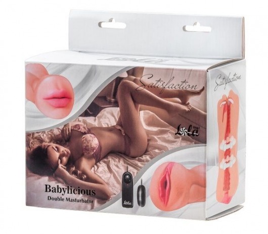 Двусторонний мастурбатор с вибропулей Satisfaction Babylicious - Lola Games - в Жуковском купить с доставкой