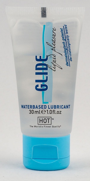Интимная смазка на водной основе Glide - 30 мл. - HOT - купить с доставкой в Жуковском