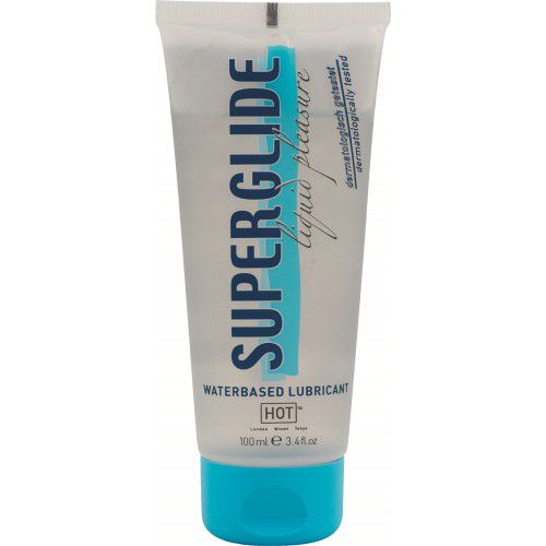 Интимная смазка на водной основе Superglide - 100 мл. - HOT - купить с доставкой в Жуковском
