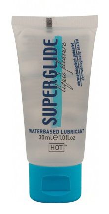 Гель-смазка на водной основе для чувствительной кожи Superglide - 30 мл. - HOT - купить с доставкой в Жуковском