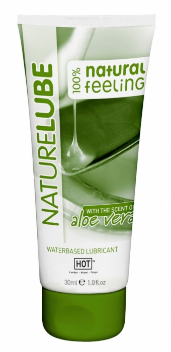 Смазка на водной основе с алоэ вера Nature Lube - 30 мл. - HOT - купить с доставкой в Жуковском