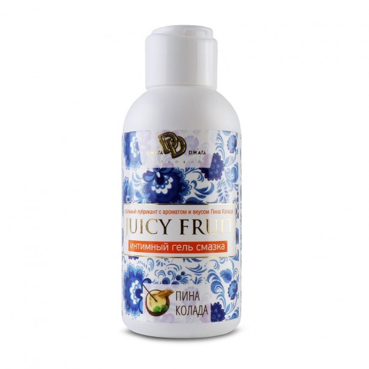 Интимный гель на водной основе JUICY FRUIT с ароматом пина колада - 100 мл. - БиоМед - купить с доставкой в Жуковском