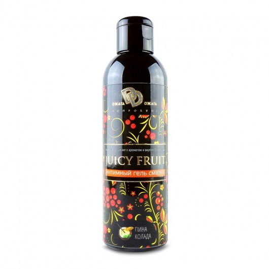 Интимный гель на водной основе JUICY FRUIT с ароматом пина колада - 200 мл. - БиоМед - купить с доставкой в Жуковском
