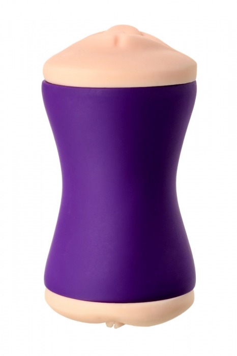 Двухсторонний мастурбатор JOS YARA в фиолетовой колбе - JOS - в Жуковском купить с доставкой