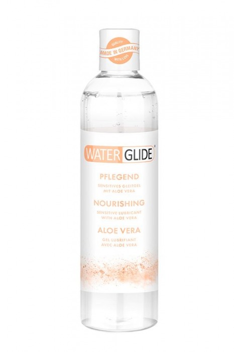 Лубрикант на водной основе с алоэ вера NOURISHING - 300 мл. - Waterglide - купить с доставкой в Жуковском