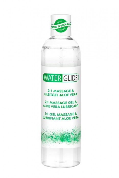 Гель-смазка 2-в-1 MASSAGE   LUBRICANT ALOE VERA - 300 мл. - Waterglide - купить с доставкой в Жуковском