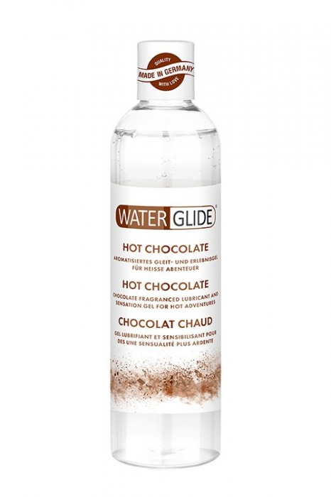 Лубрикант на водной основе с ароматом шоколада HOT CHOCOLATE - 300 мл. - Waterglide - купить с доставкой в Жуковском