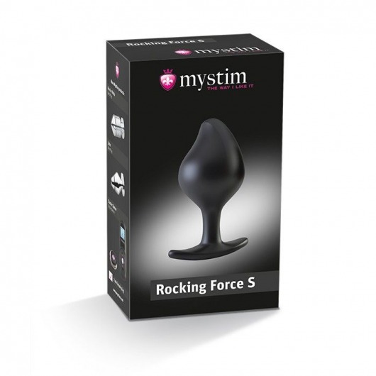 Анальная пробка Rocking Force S для электростимуляции - 9,5 см. - MyStim - купить с доставкой в Жуковском