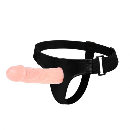 Телесный фаллоимитатор на трусиках Jessica Strap-On - 15,5 см. - Baile - купить с доставкой в Жуковском