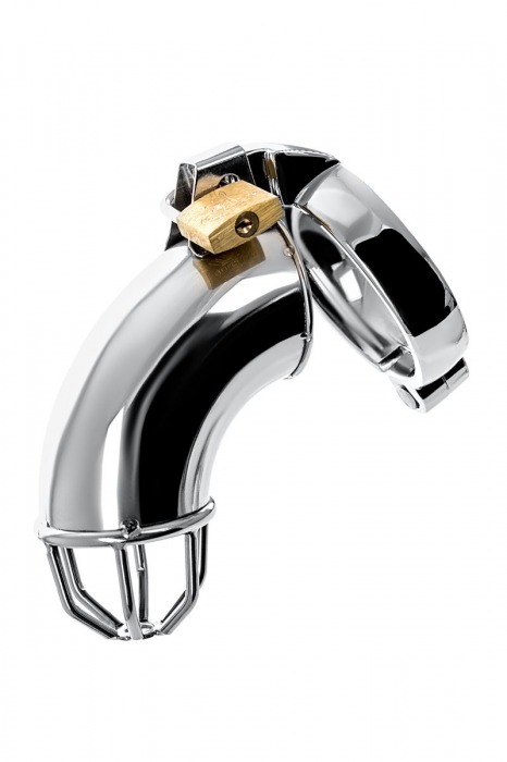 Серебристый мужской пояс верности TOYFA Metal - ToyFa - купить с доставкой в Жуковском