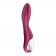Малиновый вибромассажер для стимуляции G-точки Heated Thrill - 20,6 см. - Satisfyer купить в Жуковском с доставкой в Orgasmix.ru Малиновый вибромассажер для стимуляции G-точки Heated Thrill - 20,6 см. - Satisfyer