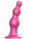 Розовая насадка Strap-On-Me Dildo Plug Beads size S - Strap-on-me - купить с доставкой в Жуковском
