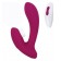 Бордовый вибратор для точки G с вакуум-волновой стимуляцией клитора Venus - HOT planet купить в Жуковском с доставкой в Orgasmix.ru Бордовый вибратор для точки G с вакуум-волновой стимуляцией клитора Venus - HOT planet