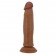 Коричневый фаллоимитатор с подвижной кожей Keon - 21,4 см. - Baile купить с доставкой в интернет-магазине Orgasmix в Жуковском Коричневый фаллоимитатор с подвижной кожей Keon - 21,4 см. - Baile