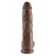 Большой коричневый фаллоимитатор с мошонкой 10 Cock with Balls на присоске - 25,4 см. - Pipedream купить с доставкой в интернет-магазине Orgasmix в Жуковском Большой коричневый фаллоимитатор с мошонкой 10 Cock with Balls на присоске - 25,4 см. - Pipedream